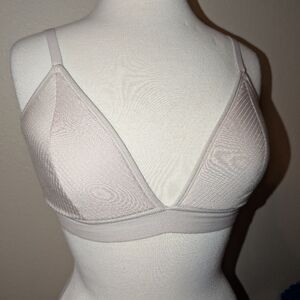 Auden lightly lined plunge bralette - light blush pink - medium - wire free